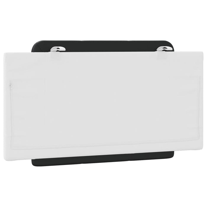 Pernă pentru tăblie pat, Zadar, negru și alb, 100cm, piele artificială - WALTI WALTI