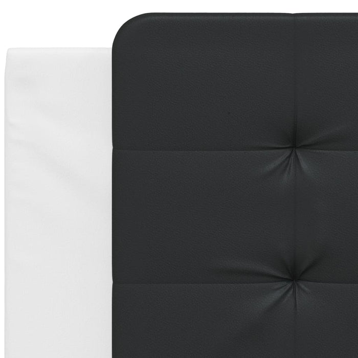 Pernă pentru tăblie pat, Zadar, negru și alb, 100cm, piele artificială - WALTI WALTI