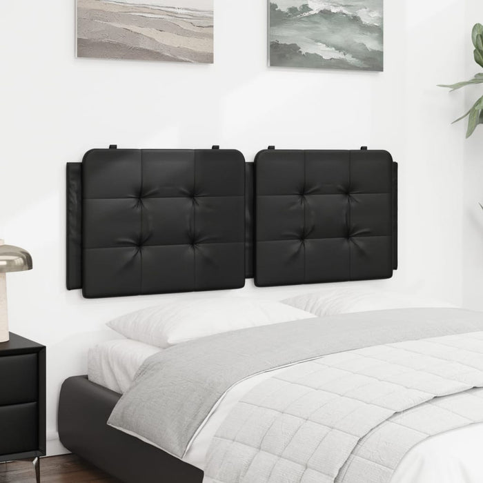 Pernă pentru tăblie pat, Zadar, negru, 120 cm, piele artificială WALTI