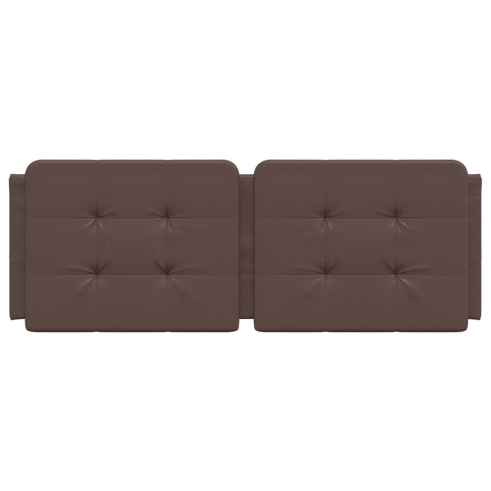 Pernă pentru tăblie pat, Zadar, maro, 120 cm, piele artificială WALTI