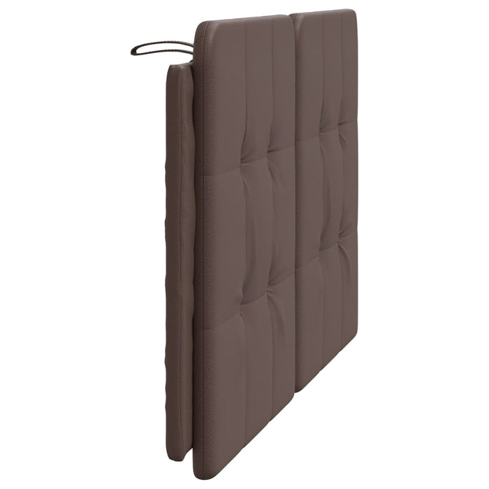 Pernă pentru tăblie pat, Zadar, maro, 120 cm, piele artificială WALTI