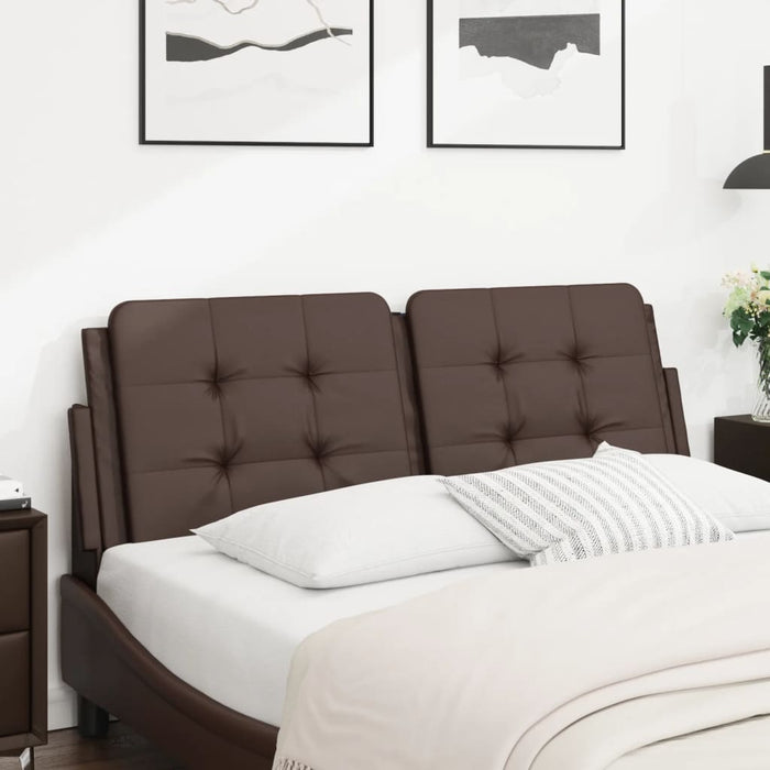 Pernă pentru tăblie pat, Zadar, maro, 120 cm, piele artificială WALTI