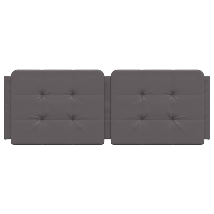 Pernă pentru tăblie pat, Zadar, gri, 120 cm, piele artificială WALTI