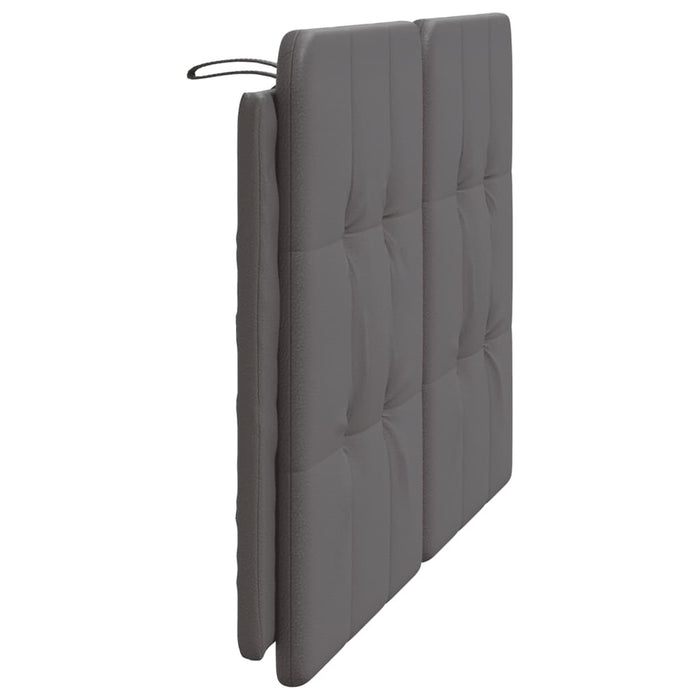 Pernă pentru tăblie pat, Zadar, gri, 120 cm, piele artificială WALTI