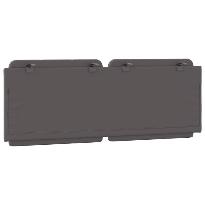 Pernă pentru tăblie pat, Zadar, gri, 120 cm, piele artificială WALTI
