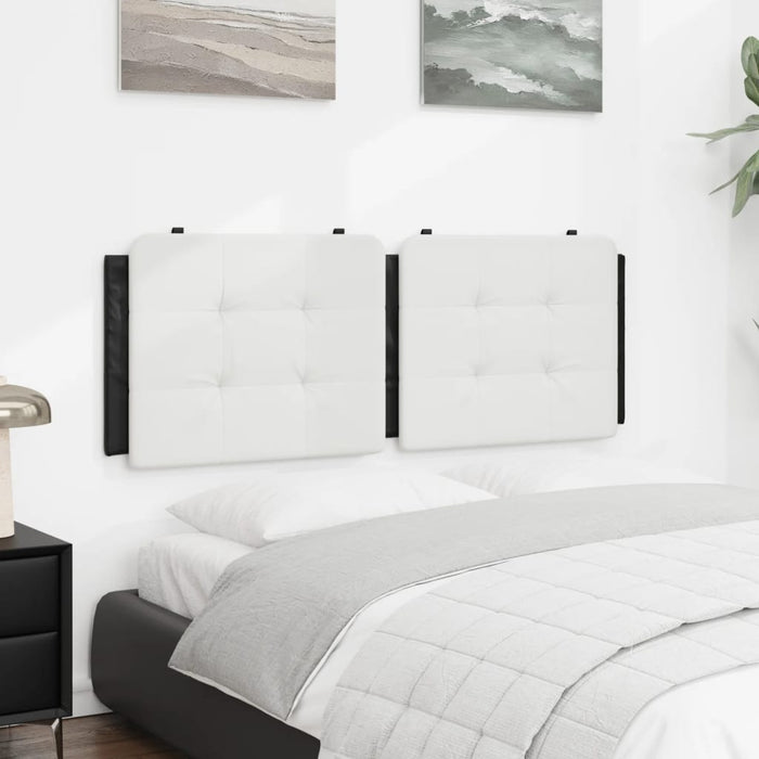Pernă pentru tăblie pat, Zadar, alb și negru, 120cm, piele artificială WALTI