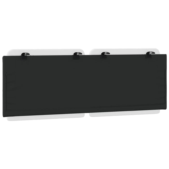 Pernă pentru tăblie pat, Zadar, alb și negru, 137cm, piele artificială - WALTI WALTI