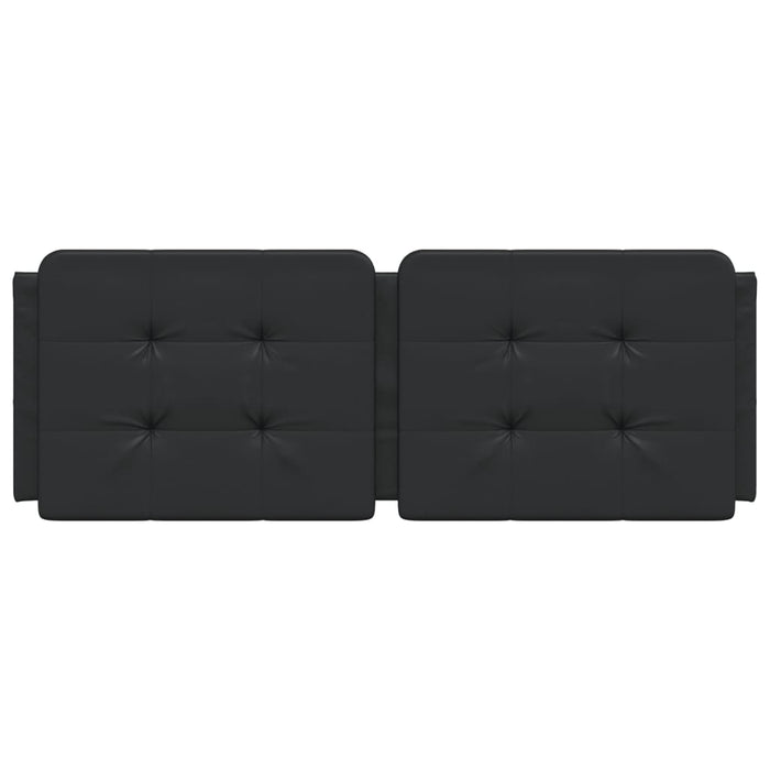 Pernă pentru tăblie pat, Zadar, negru, 140 cm, piele artificială WALTI
