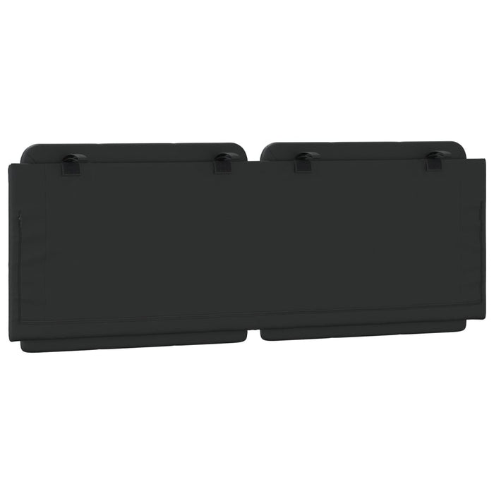 Pernă pentru tăblie pat, Zadar, negru, 140 cm, piele artificială WALTI