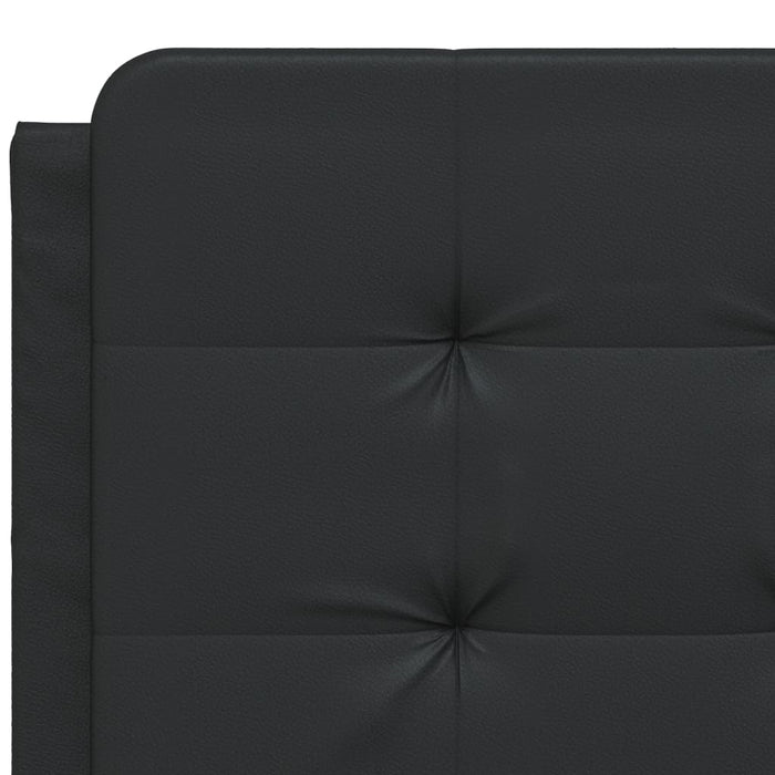 Pernă pentru tăblie pat, Zadar, negru, 140 cm, piele artificială WALTI