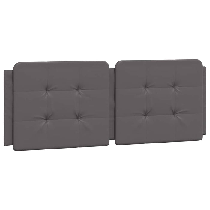Pernă pentru tăblie pat, Zadar, gri, 140 cm, piele artificială WALTI