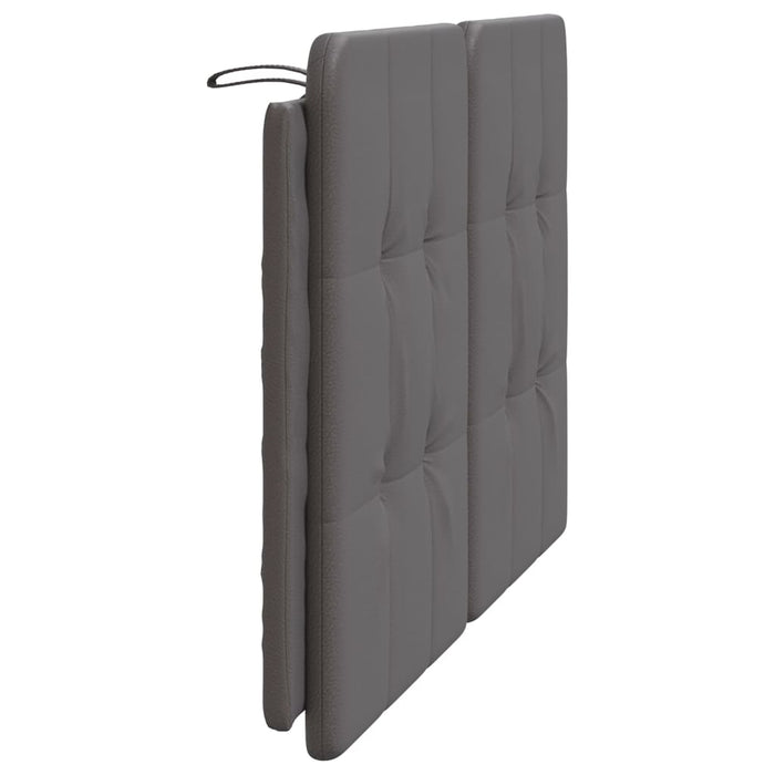 Pernă pentru tăblie pat, Zadar, gri, 140 cm, piele artificială WALTI