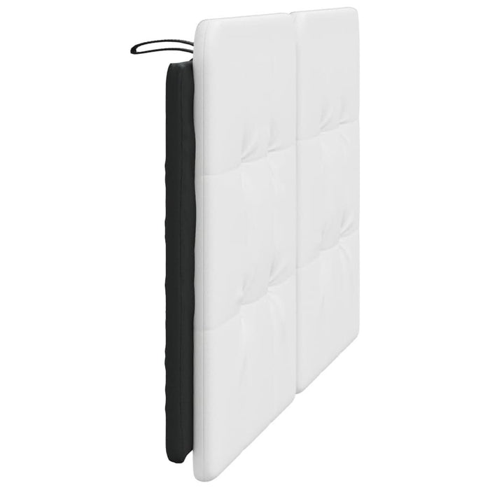 Pernă pentru tăblie pat, alb și negru, 140cm, piele artificială - WALTI WALTI