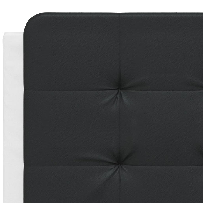 Pernă pentru tăblie pat, Zadar, negru și alb, 140cm, piele artificială WALTI