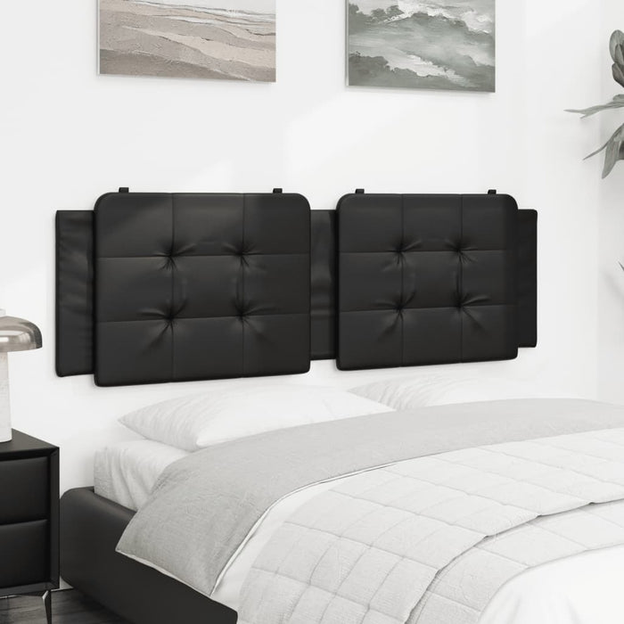 Pernă pentru tăblie pat, Zadar, negru, 160 cm, piele artificială WALTI