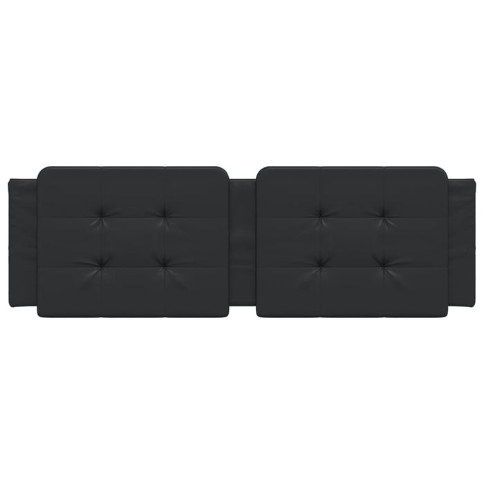Pernă pentru tăblie pat, Zadar, negru, 160 cm, piele artificială WALTI