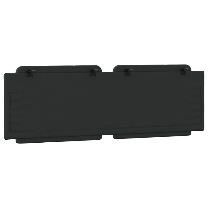 Pernă pentru tăblie pat, Zadar, negru, 160 cm, piele artificială WALTI