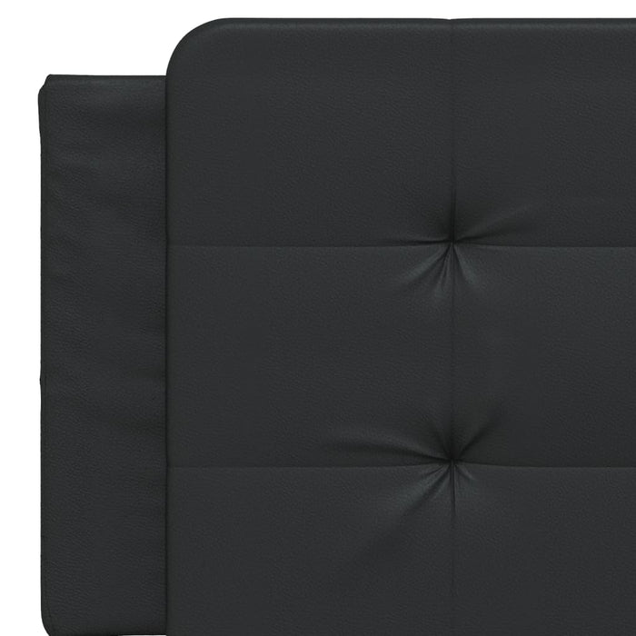 Pernă pentru tăblie pat, Zadar, negru, 160 cm, piele artificială WALTI