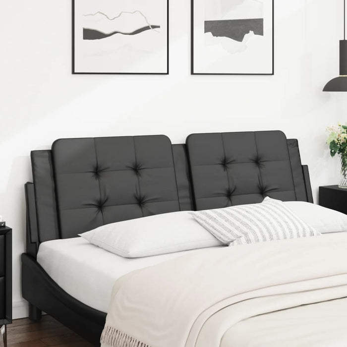 Pernă pentru tăblie pat, Zadar, negru, 160 cm, piele artificială WALTI