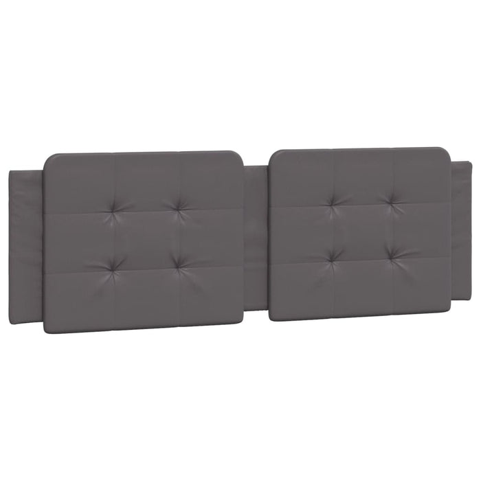 Pernă pentru tăblie pat, Zadar, gri, 160 cm, piele artificială WALTI