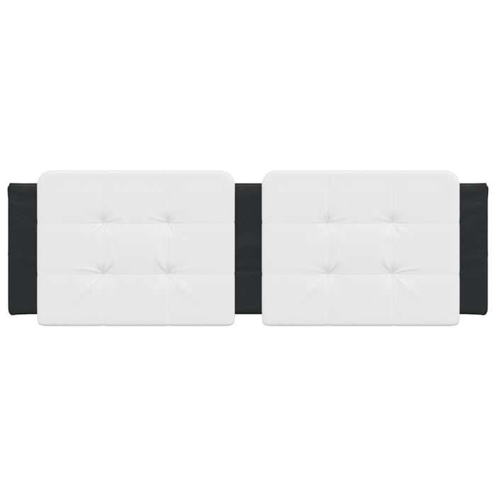 Pernă pentru tăblie pat, Zadar, alb și negru, 160cm, piele artificială WALTI