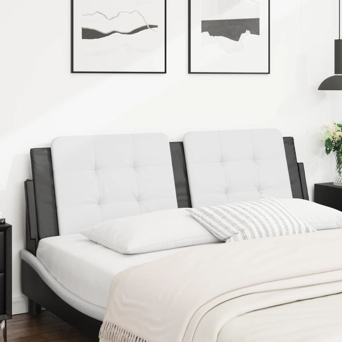 Pernă pentru tăblie pat, Zadar, alb și negru, 160cm, piele artificială WALTI