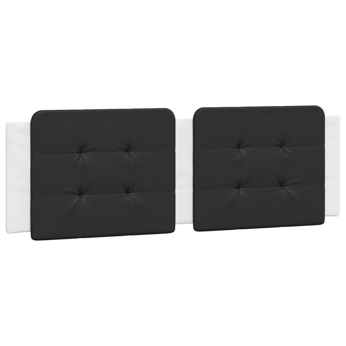 Pernă pentru tăblie pat, Zadar, negru și alb, 160cm, piele artificială WALTI