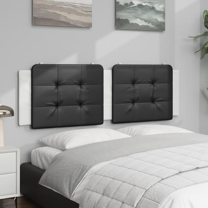 Pernă pentru tăblie pat, Zadar, negru și alb, 160cm, piele artificială WALTI