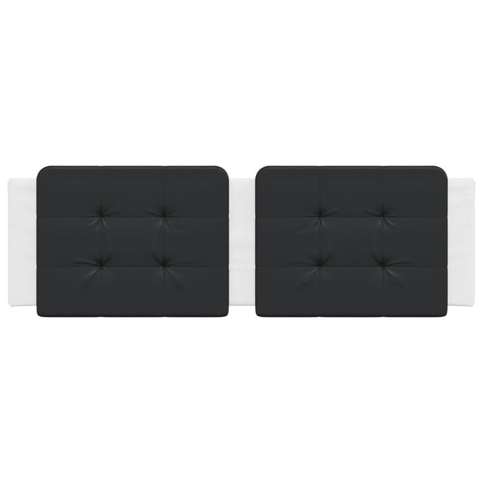 Pernă pentru tăblie pat, Zadar, negru și alb, 160cm, piele artificială WALTI