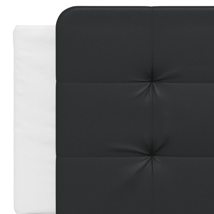 Pernă pentru tăblie pat, Zadar, negru și alb, 160cm, piele artificială WALTI