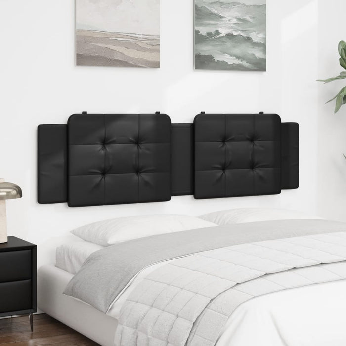 Pernă pentru tăblie pat, Zadar, negru, 180 cm, piele artificială WALTI