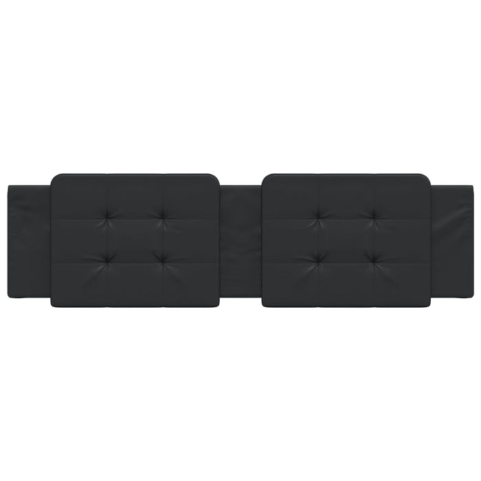 Pernă pentru tăblie pat, Zadar, negru, 180 cm, piele artificială WALTI