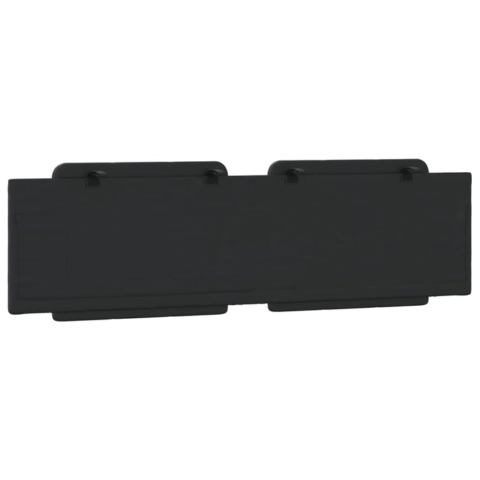 Pernă pentru tăblie pat, Zadar, negru, 180 cm, piele artificială WALTI