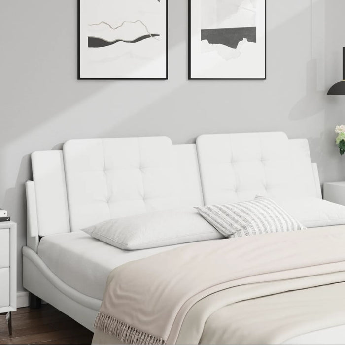 Pernă pentru tăblie pat, Zadar, alb, 180 cm, piele artificială WALTI