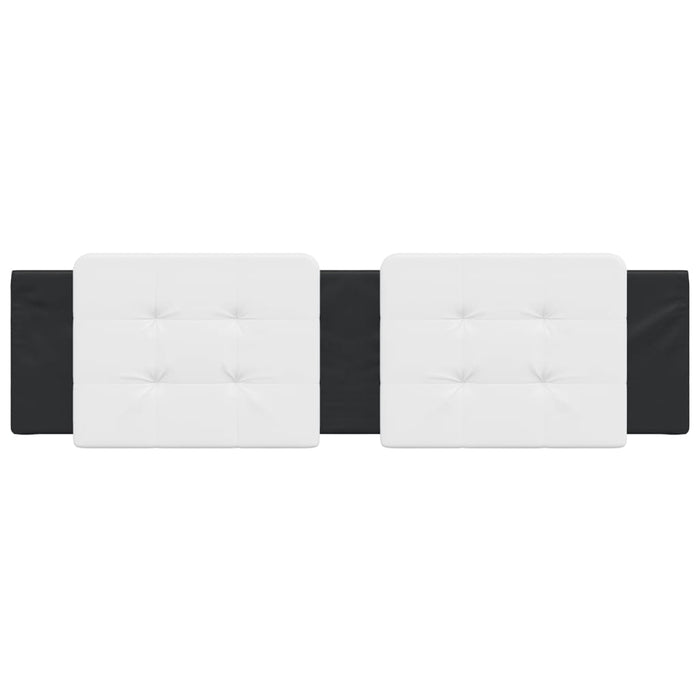 Pernă pentru tăblie pat, Zadar, alb și negru, 180cm, piele artificială WALTI
