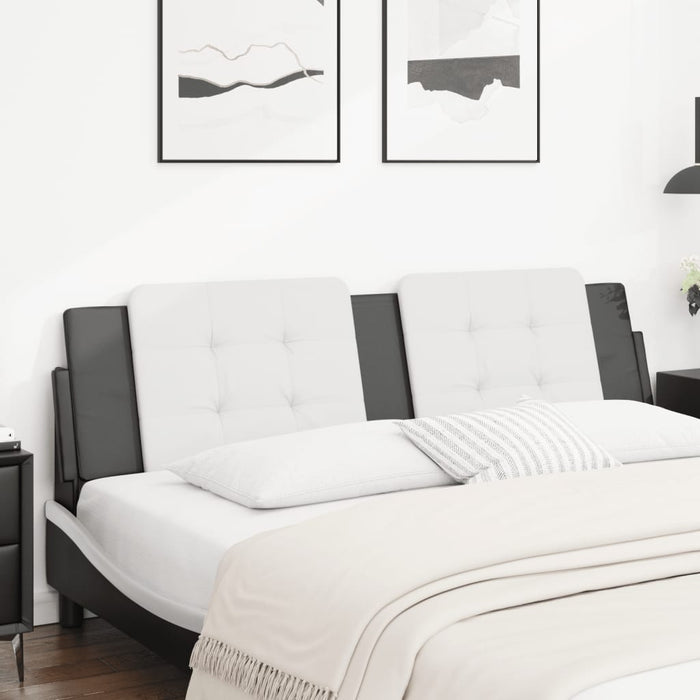 Pernă pentru tăblie pat, Zadar, alb și negru, 180cm, piele artificială WALTI