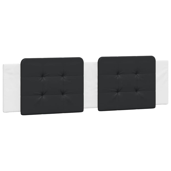 Pernă pentru tăblie pat, Zadar, negru și alb, 180cm, piele artificială WALTI