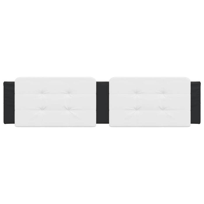 Pernă pentru tăblie pat, Zadar, alb și negru, 200cm, piele artificială WALTI