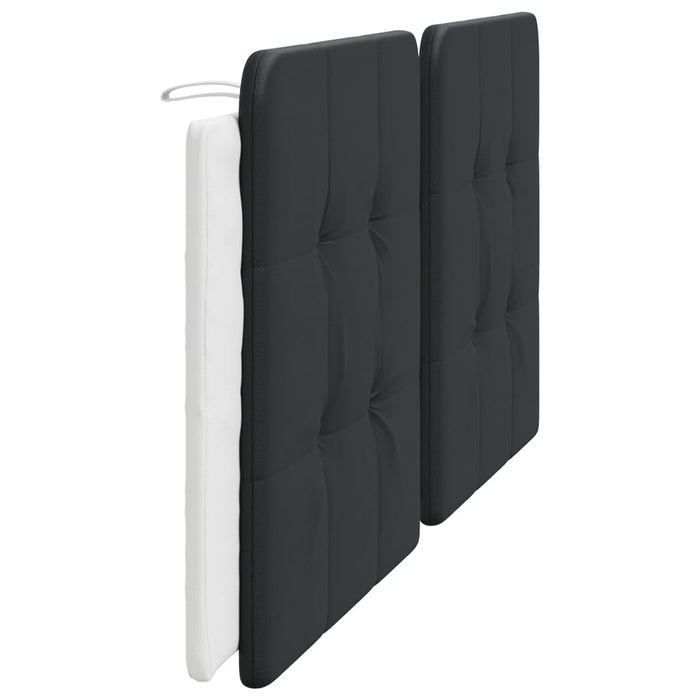 Pernă pentru tăblie pat, Zadar, negru și alb, 200cm, piele artificială WALTI