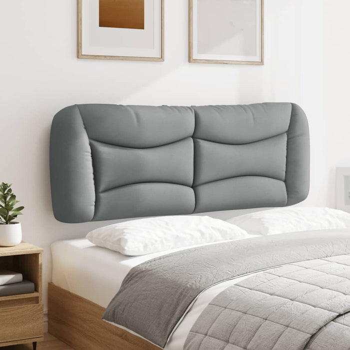 Pernă tăblie de pat, Hvar, gri deschis, 137 cm, material textil - WALTI WALTI