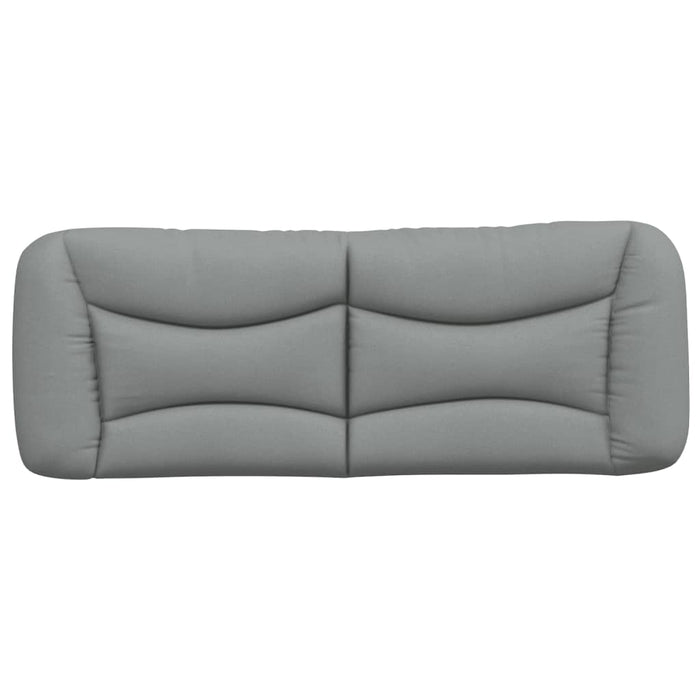 Pernă tăblie de pat, Hvar, gri deschis, 137 cm, material textil - WALTI WALTI