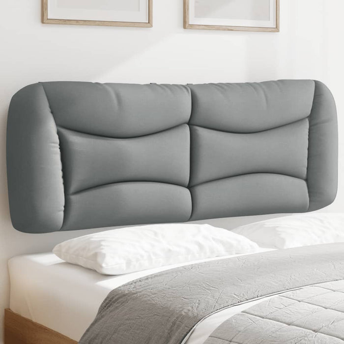 Pernă tăblie de pat, Hvar, gri deschis, 137 cm, material textil - WALTI WALTI