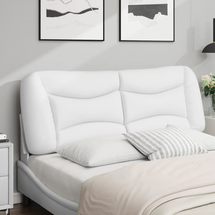 Pernă pentru tăblie pat, Hvar, alb, 137 cm, piele artificială WALTI