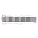 Cușcă câini cu acoperiș și uși, gri, 10x2x2 m, oțel galvanizat - WALTI WALTI