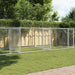 Cușcă pentru câini cu uși, gri, 8x2x1,5 m, oțel galvanizat - WALTI WALTI