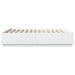 Cadru de pat cu lumini LED, alb, 200x200 cm, lemn prelucrat - WALTI WALTI