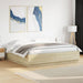 Cadru de pat cu LED stejar sonoma 200x200 cm lemn prelucrat - WALTI WALTI