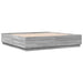 Cadru de pat cu lumini LED gri sonoma 200x200 cm lemn prelucrat - WALTI WALTI