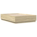 Cadru de pat cu LED stejar sonoma 160x200 cm lemn prelucrat - WALTI WALTI