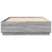 Cadru de pat cu lumini LED gri sonoma 160x200 cm lemn prelucrat - WALTI WALTI